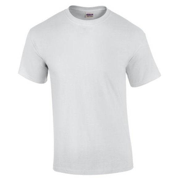 🆕 GILDAN ADULT ULTRA COTTON ROUND-NECK SHORT SLEEVE T-SHIRT - WHITE - MEN - Picture 1 of 5